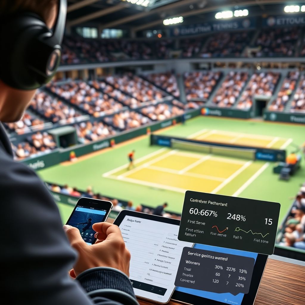 Теннис: оперативные заметки и ключевые моменты по ходу матча онлайн