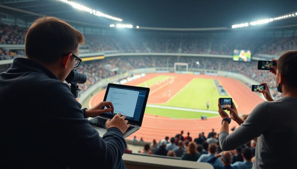 Легкая атлетика: подача новостей о стартах и рекордах - иллюстрация