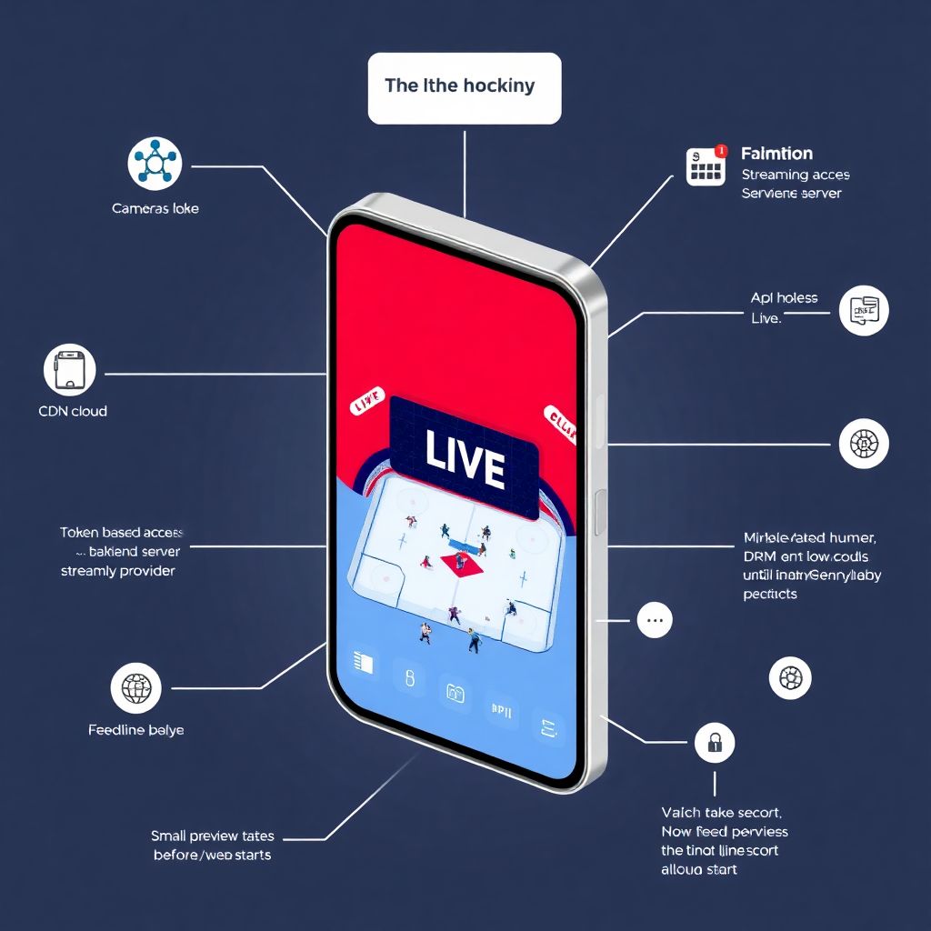 Хоккей онлайн: безопасное внедрение live‑трансляции в новостную ленту