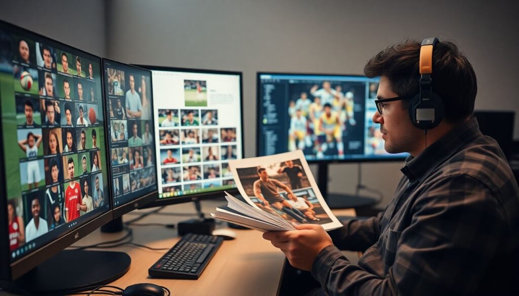 Фоторепортажи с матчей: как подбирать кадры для разных видов спорта - иллюстрация