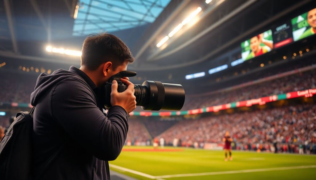 Фоторепортажи: подбор локальных акцентов на арене - иллюстрация