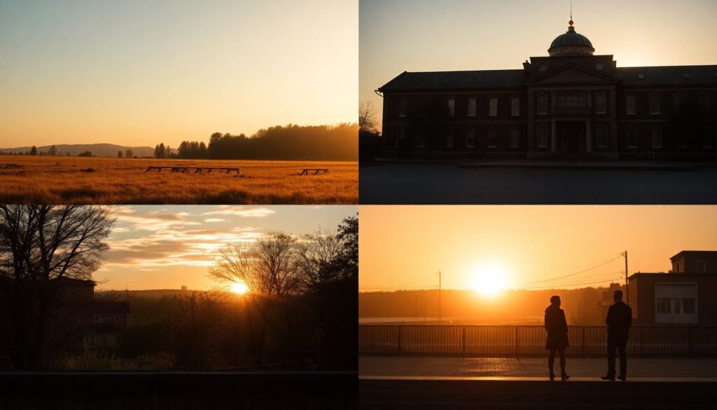 Фоторепортажи: подбор времени суток для кадров - иллюстрация