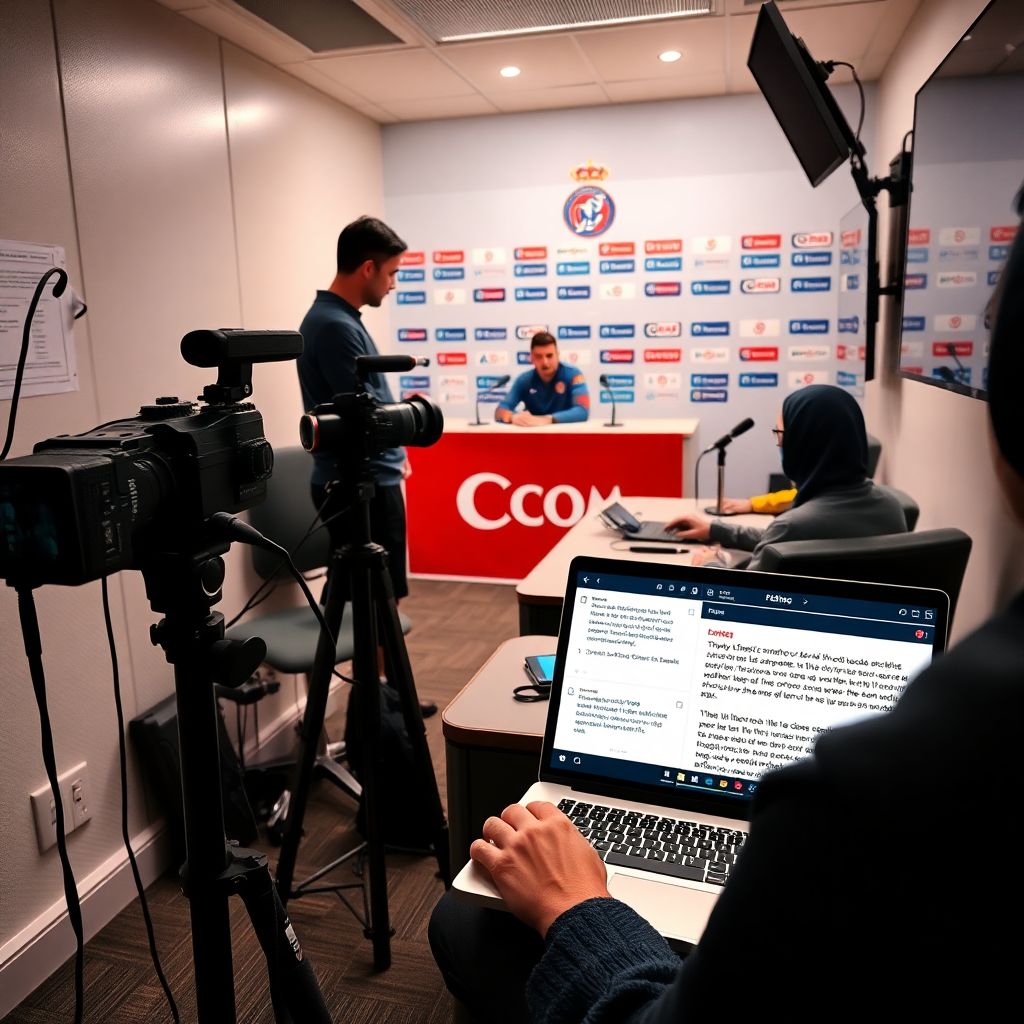 Послематчевые конференции: как оперативно транслировать ключевые тезисы