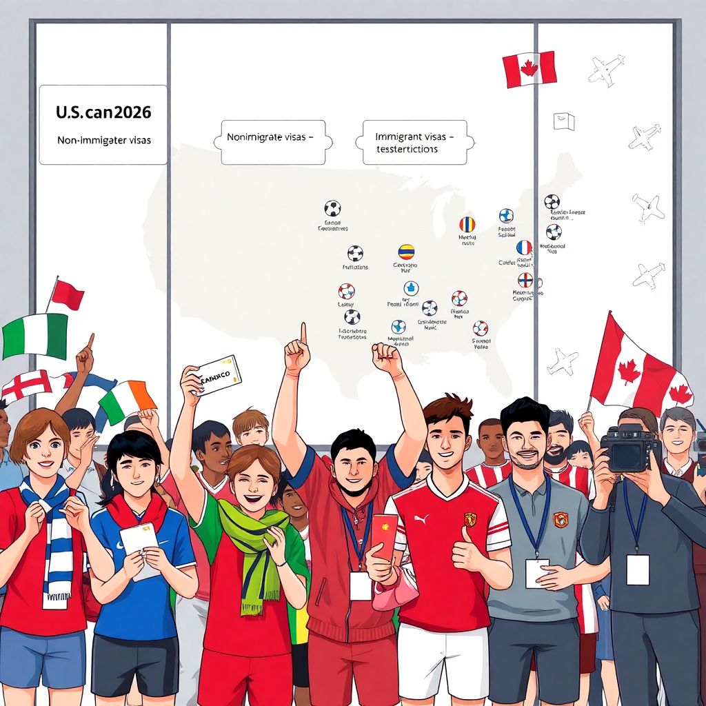 Визы США и чемпионат мира 2026: ограничения не затронут болельщиков и спортсменов