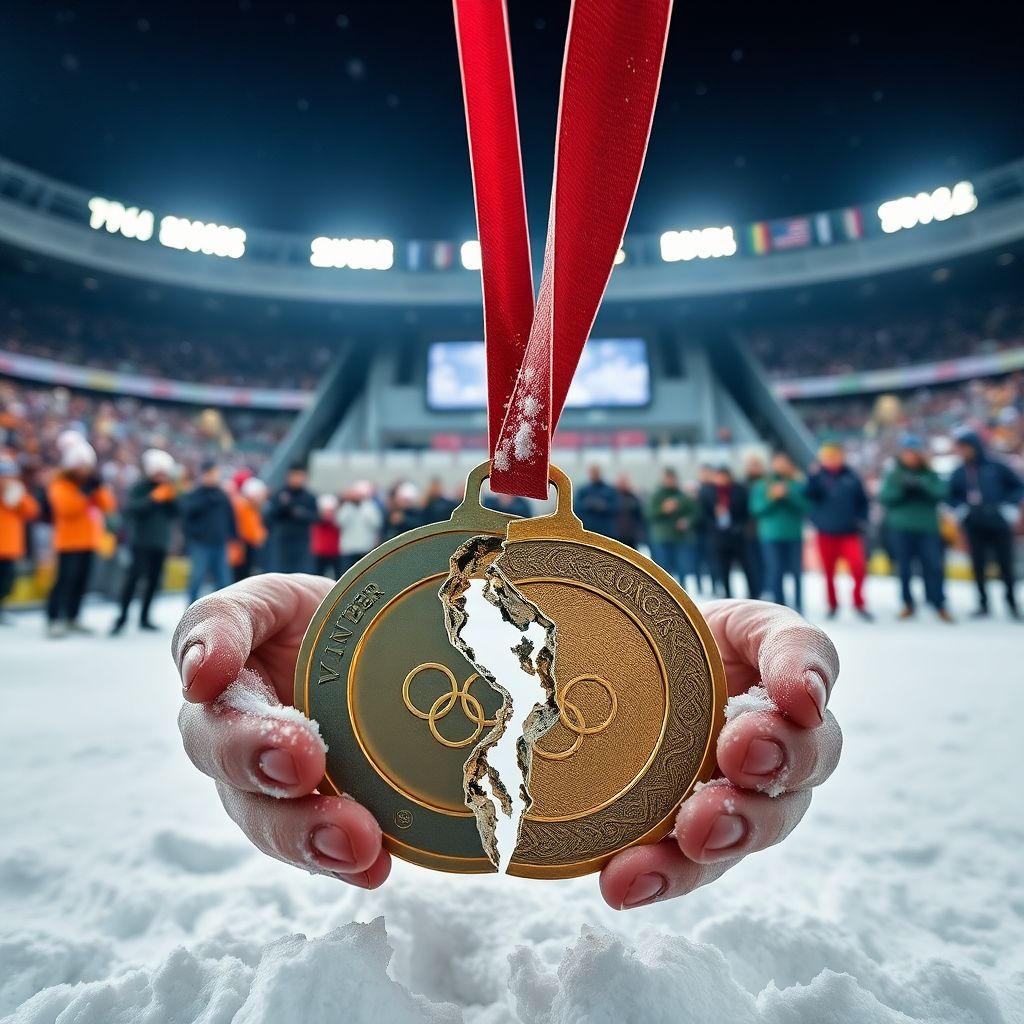Медали Олимпиады‑2026 рассыпаются: как эко‑дизайн обернулся провалом