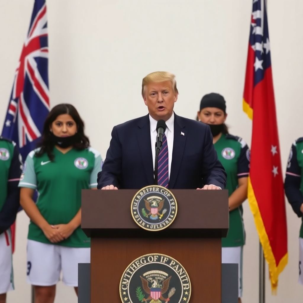 Трамп требует убежища в Австралии для иранских футболисток, опасаясь расправы