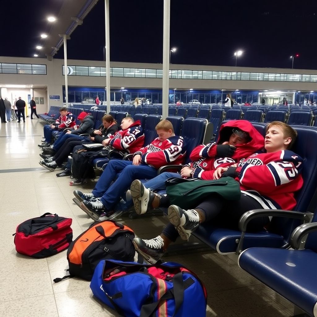 Хоккеисты Торпедо вернулись домой после задержки рейса перед плей-офф