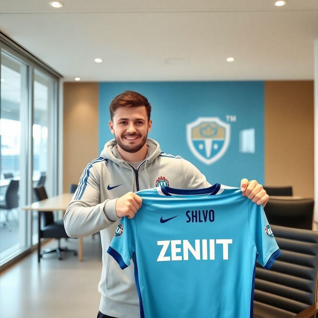 Зенит подписал долгосрочный контракт с 18‑летним форвардом Вадимом Шиловым