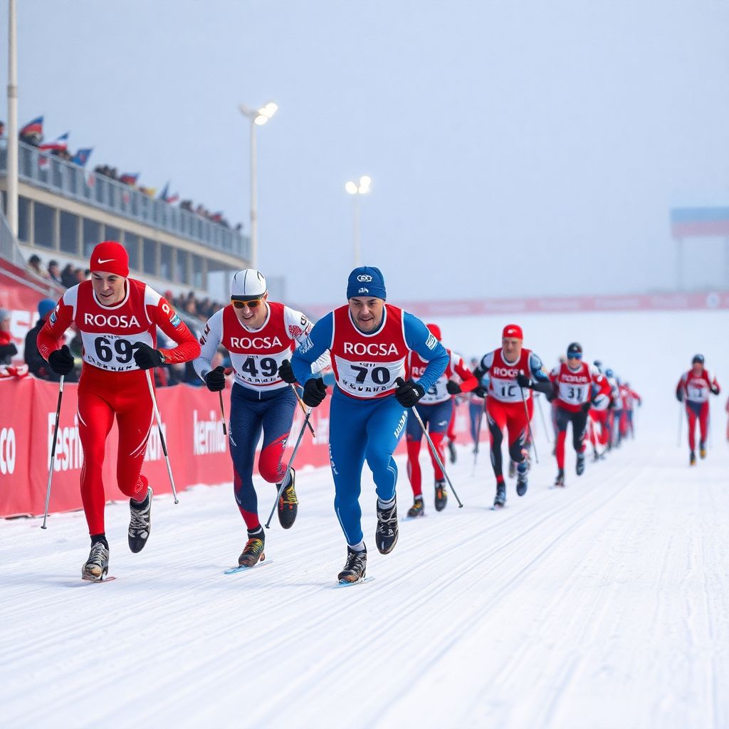 Команда Большунова уступила Татарстану‑2 в мужской эстафете ЧР по лыжам