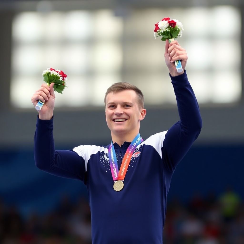 Алексей Усачев завоевал серебро чемпионата Европы в опорном прыжке